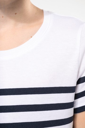 T-shirt marin col rond Bio enfant